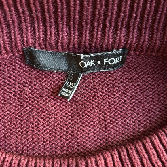 Oak + Fort Oversized Sweater - Picture 4 of 6